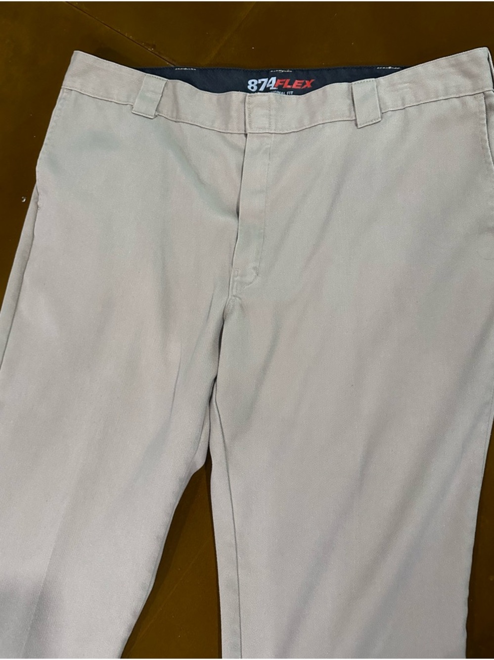 Dickies Men's Light Khaki Flex Chino Pants